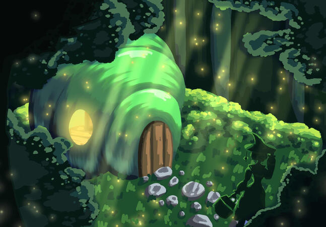 Witchy Forest Poster